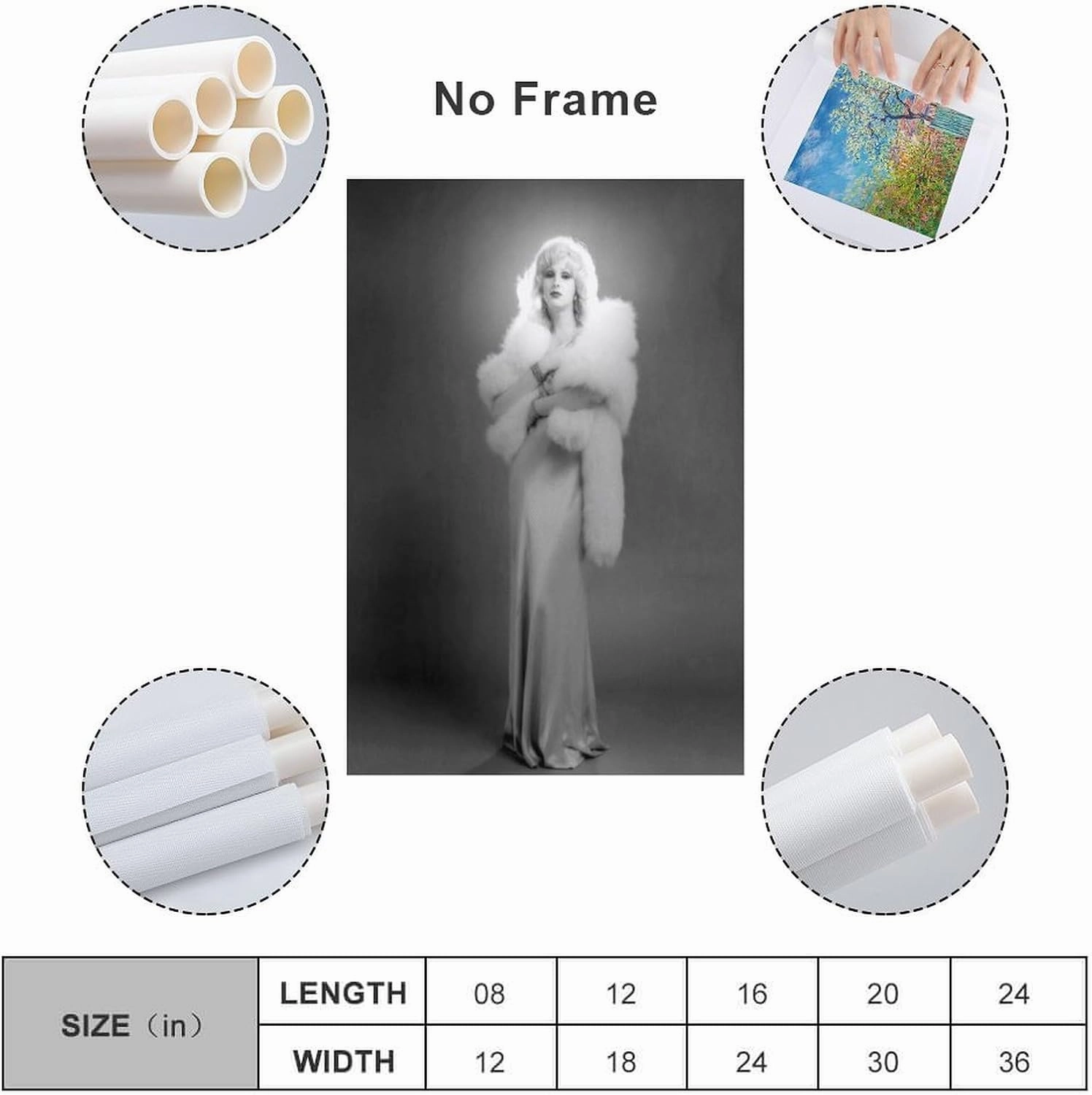 GAUSKY Candy Darling Poster Canvas Wall Art Posters For Room Aesthetic And Decor Poster For Bedroom Bathroom Living Room Office Kitchen Decor 16x24inch(40x60cm) Unframe-Poster