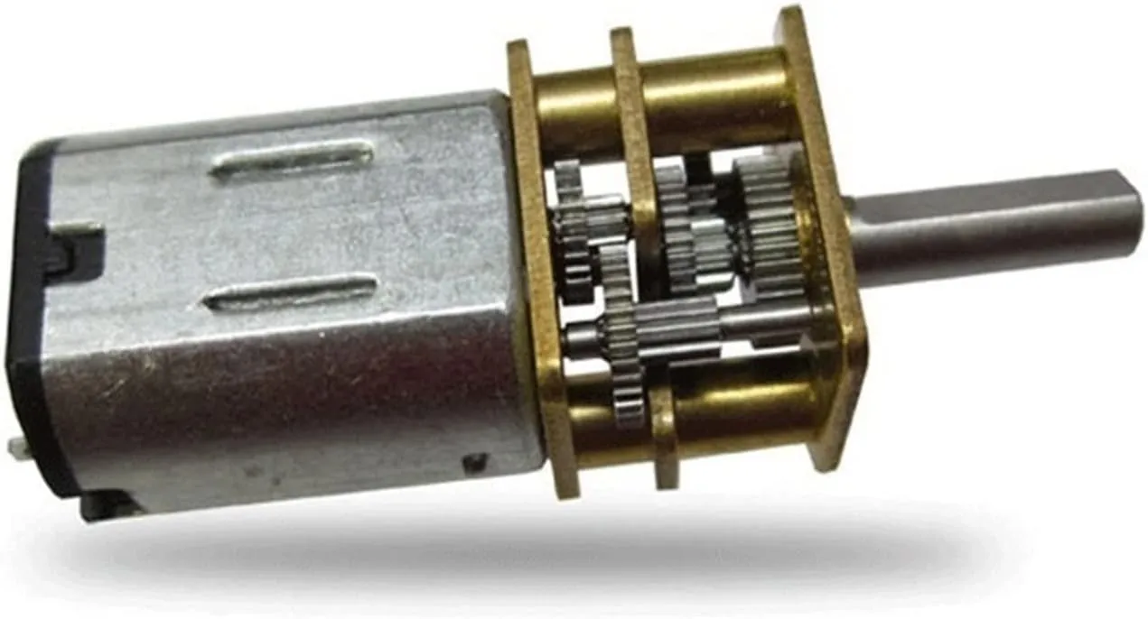 Gear electronic starter DC6V GA12-N20 Gear electronic starter, Mini Small N20 Low Speed Balance Smart Car electronic starter, Slow Rotating Metal Gearbox electronic starter Electric Accessories(1000RP