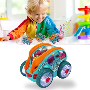 Gear-Powered Speedlite Toy Car