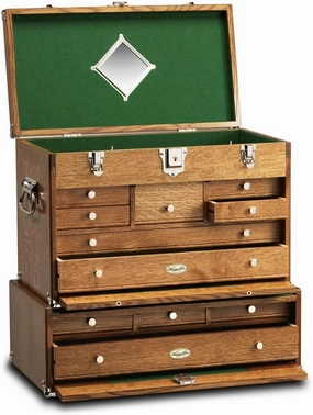 Gerstner GO-2007-B2104 - Golden Oak Wood Classic Chest and Base Set