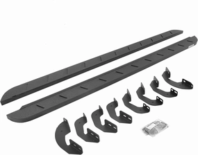 Go Rhino RB10 Slim Running Boards & Brackets | Galvanized Steel, Protective Bedliner Coating | 63441687ST | Fits 2007-2021 Toyota Tundra Crew Max Pickup