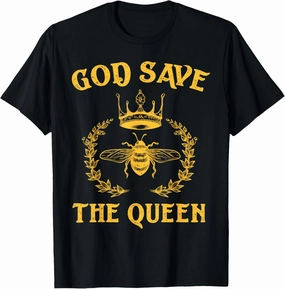 God Save The Queen Bee Shirt - Environmental Beekeeper Shirt
