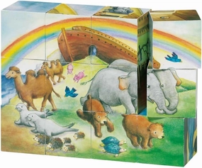 Goki Cube Noah's Ark Puzzle (14 Piece)