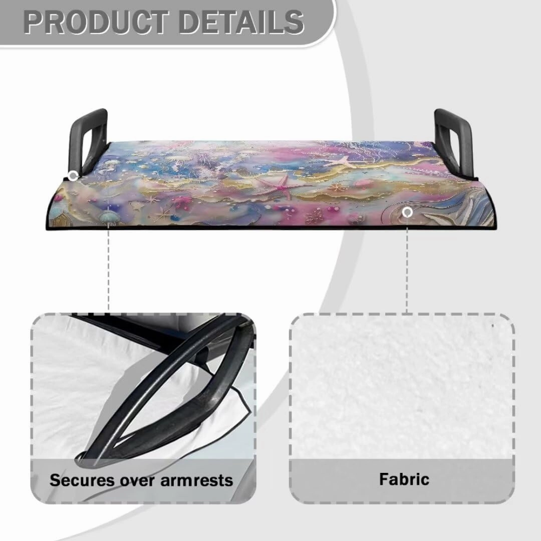Golf Cart Seat Cover,Stay Cool Seat Blanket 50 x 30.9 Inches Summer Golf Cart Seat Towel Accessories for Club Car Travel Sports