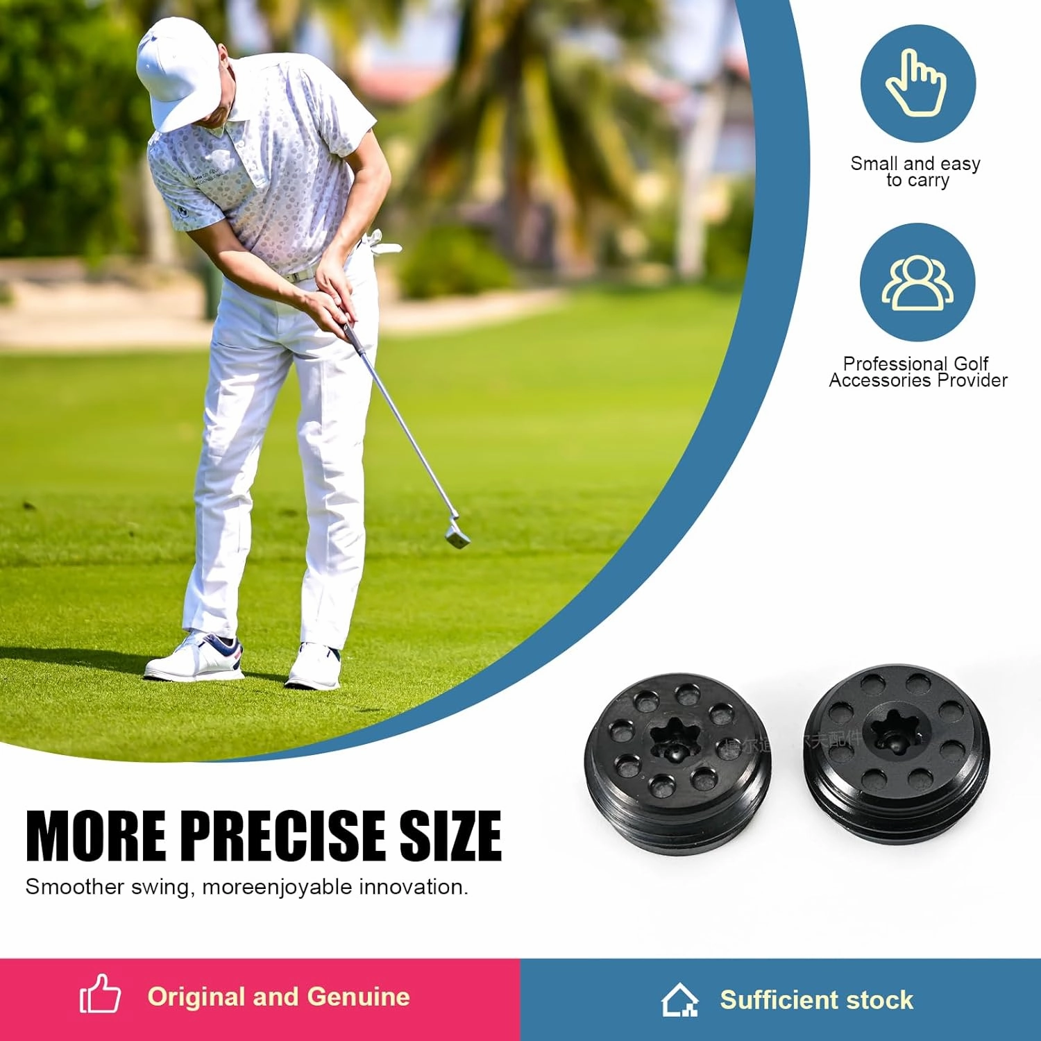 Golf Weight Blocks Suitable for PXG Series Wooden Club Push Rod Counterweight Screw Golf Club Adjustment Swing Weight Parts.
