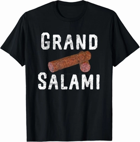 Grand Salami funny Baseball Saying Distressed Tshirt