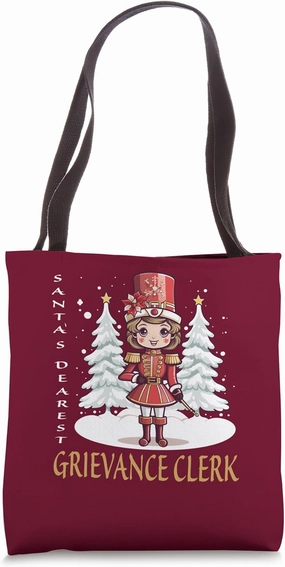 Grievance Clerk Christmas Classic Female Nutcracker Tote Bag