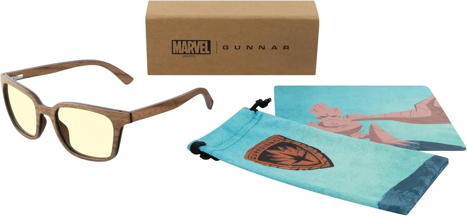 GUNNAR Groot Guardians of the Galaxy Blue Light Blocking Computer And Gaming Glasses