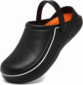 Haifago Non Slip Chef Shoes for Men Women, Kitchen Food Service Slip Resistant Work Shoe Waterproof Nursing Clogs