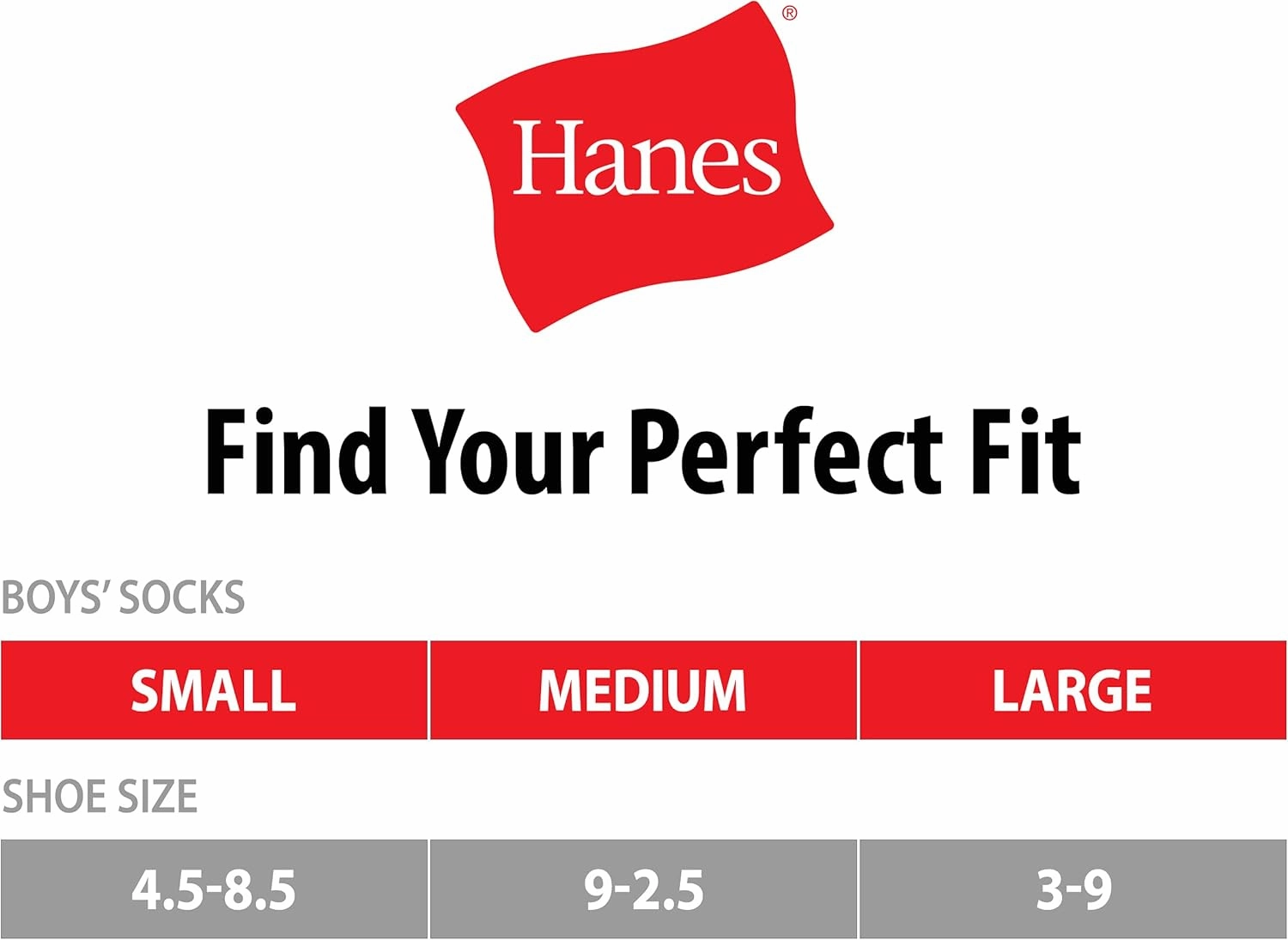 Hanes Ultimate Boys' Crew Performance Sport Socks, 10-Pair Packs