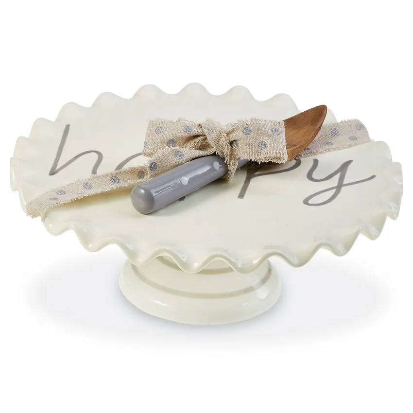 Happy Cake Pedestal Set