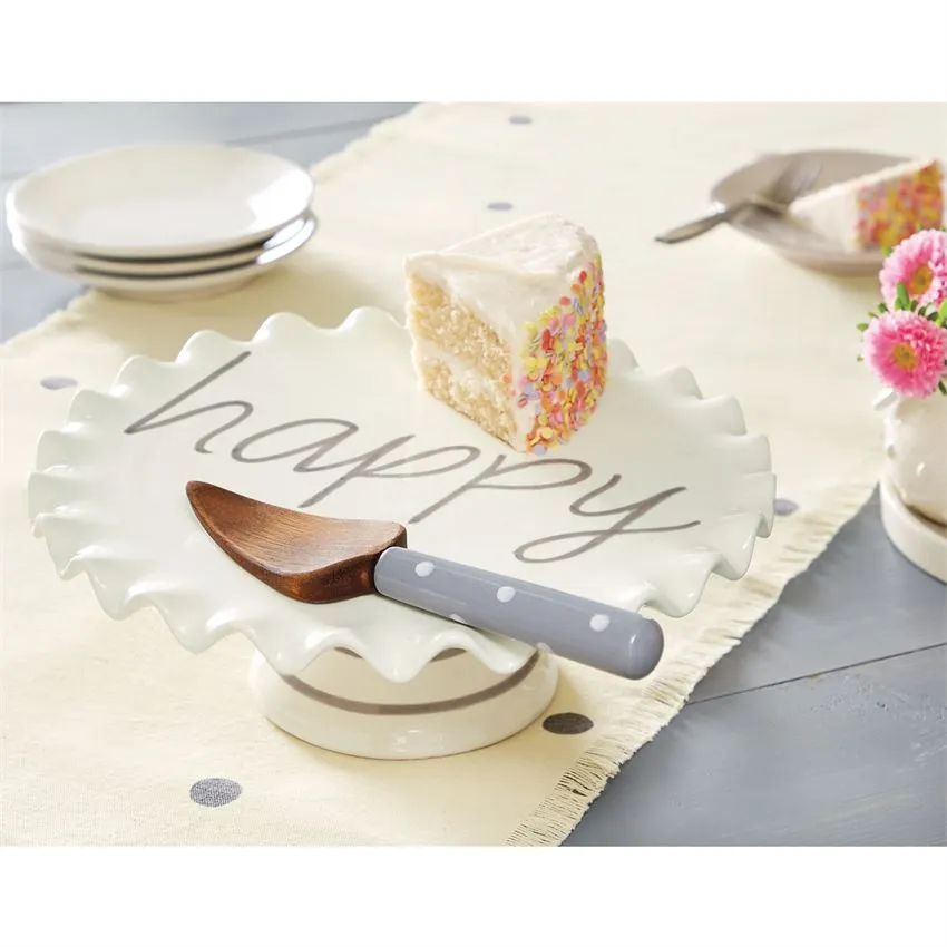 Happy Cake Pedestal Set