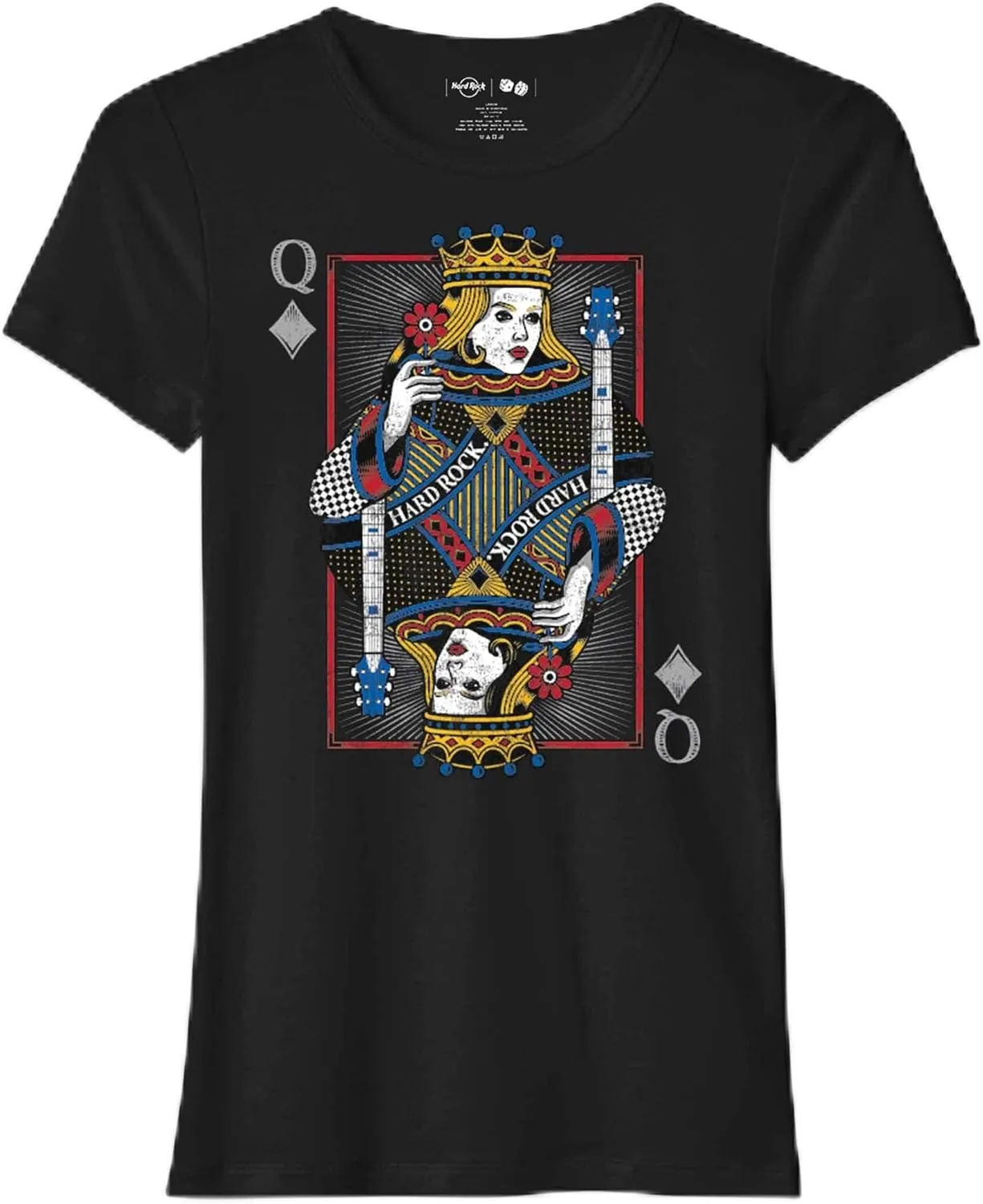 Hard Rock Queen of Diamonds Card Tee