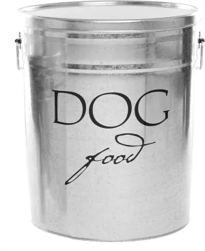Harry Barker Silver Classic Food Storage, Medium 22 Pounds of Food