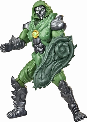 Hasbro Marvel Avengers Mech Strike Monster Hunters Doctor Doom Toy,6-Inch-Scale Action Figure with Accessory,Toys for Kids Ages 4 and Up