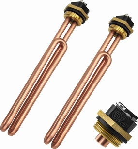 HE 55220 Water Heating Element, Electric Tankless Water Heater Element for EcoSmart ECO POU 6 ECO 8 ECO 11, Rheem, Eemax, Richmond Electric Water Heaters 5500W (2 Pack)
