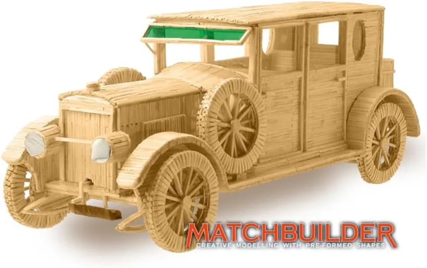 Hispano SUIZA Classic Car Matchstick Model Kit