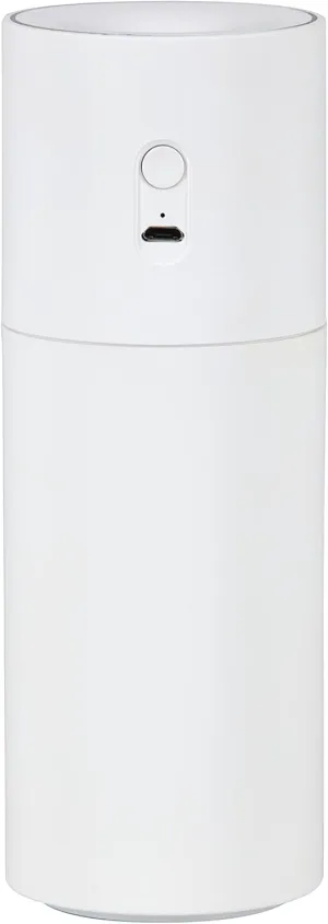 Homedics Portable Humidifier - Small Air Humidifiers for Bedroom, Plants, Office, Travel - Cool Mist Humidifiers, Color-Changing Accent Light, 2 Mist Settings, White