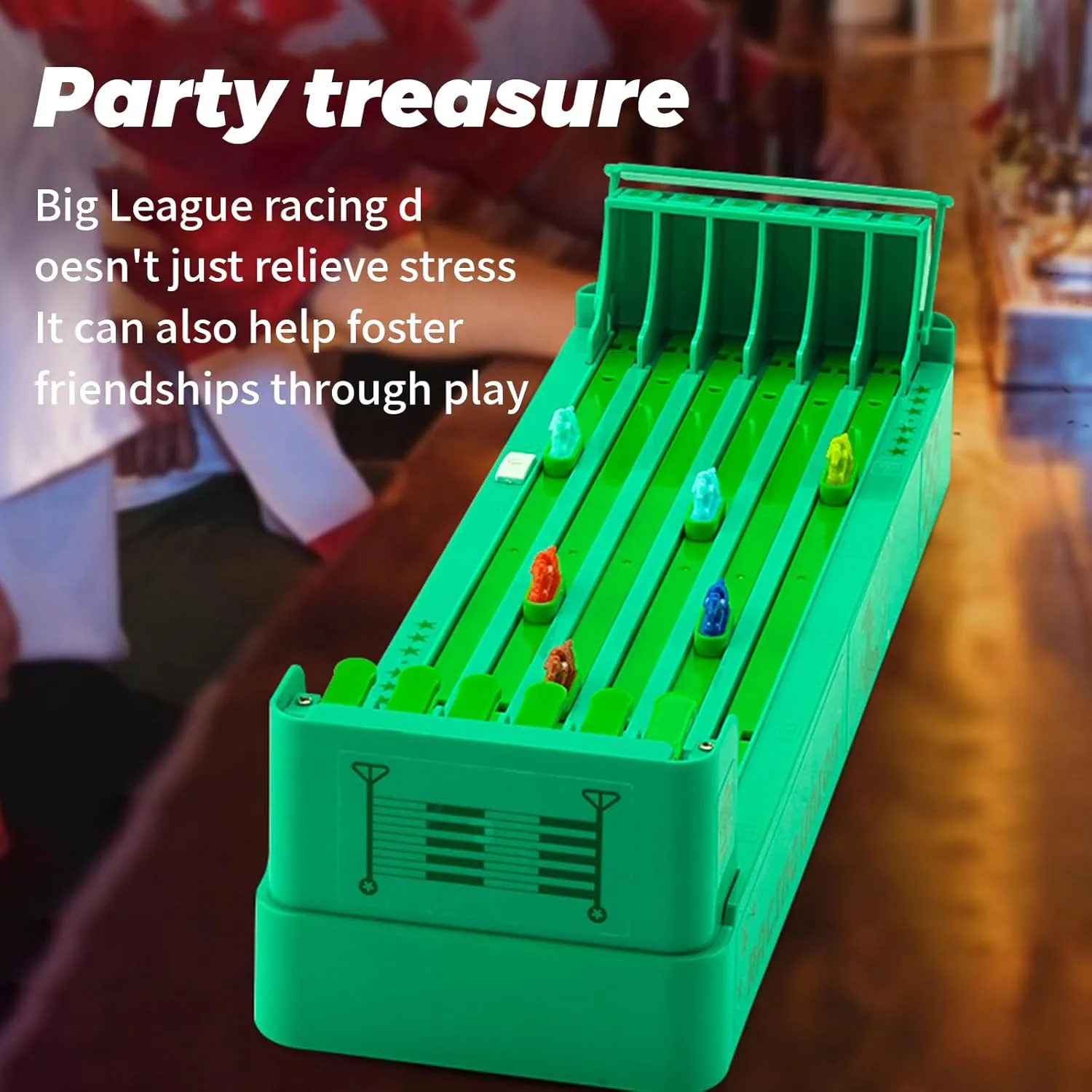 Horse Racing Game, Electric Horse Racing Game, Table Football Board Games, Mini Portable Table Games, Suitable for Family or Friends Gatherings