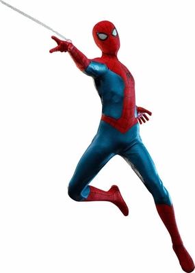 Hot Toys Movie Masterpiece Spider-Man: No Way Home Spider-Man (New Red & Blue Suit) 1/6 Scale Figure
