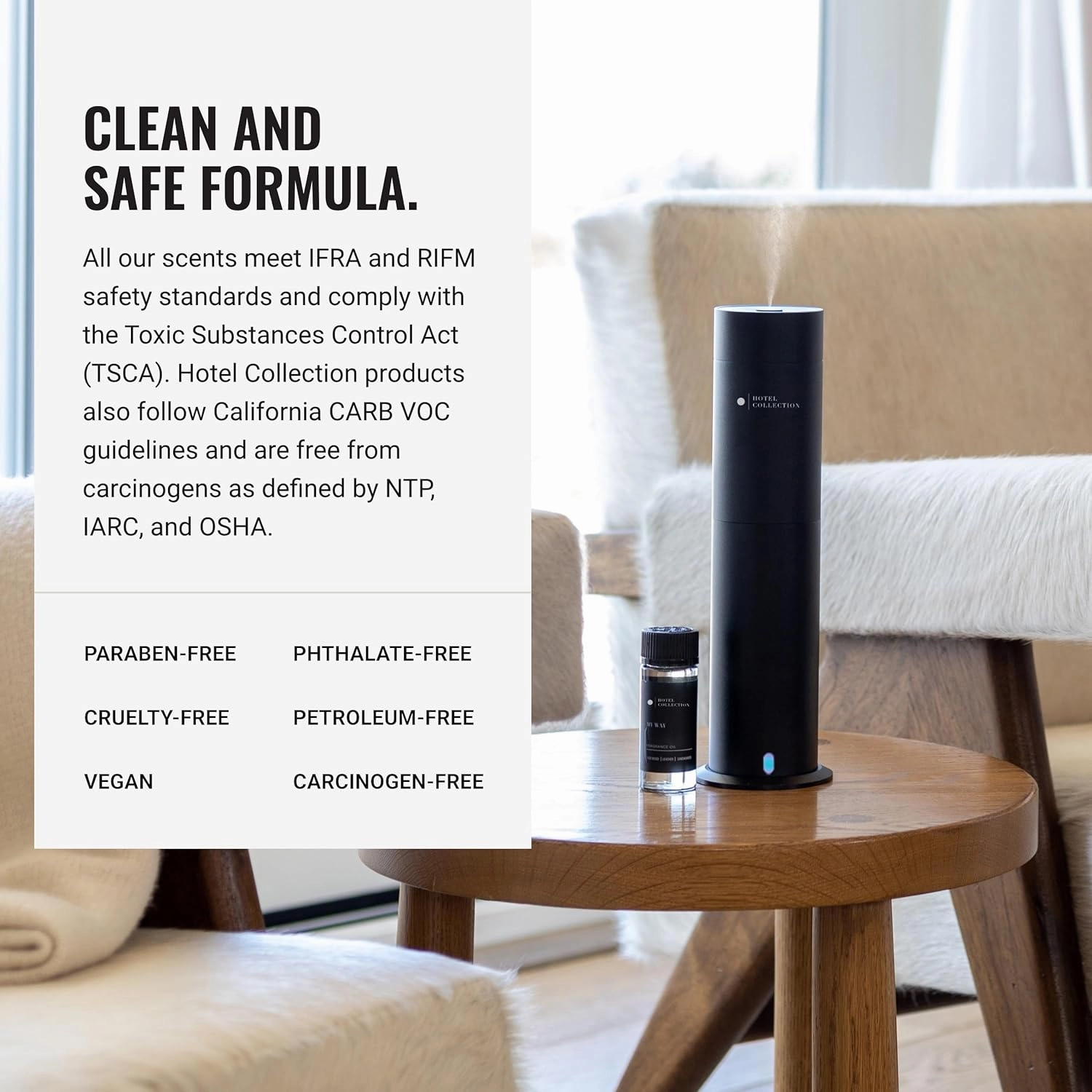 Hotel Collection Diffuser Oil-Midnight in Paris-Aromatherapy Essential Fragrance Oil-Luxury Hotel Inspired-Lemon, Bergamot, Jasmine& Amber-500ML 16.9 Fl oz