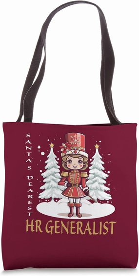 HR Generalist Christmas Classic Female Nutcracker Tote Bag