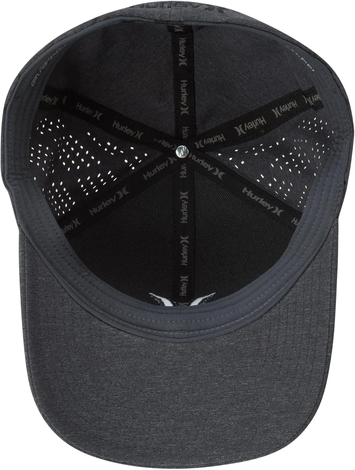 Hurley Men's Caps - Flexfit and Quick-Dry Phantom Curved Baseball Caps for Men - Classic Mens Trucker Hats (S-XL)