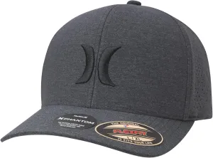 Hurley Men's Caps - Flexfit and Quick-Dry Phantom Curved Baseball Caps for Men - Classic Mens Trucker Hats (S-XL)