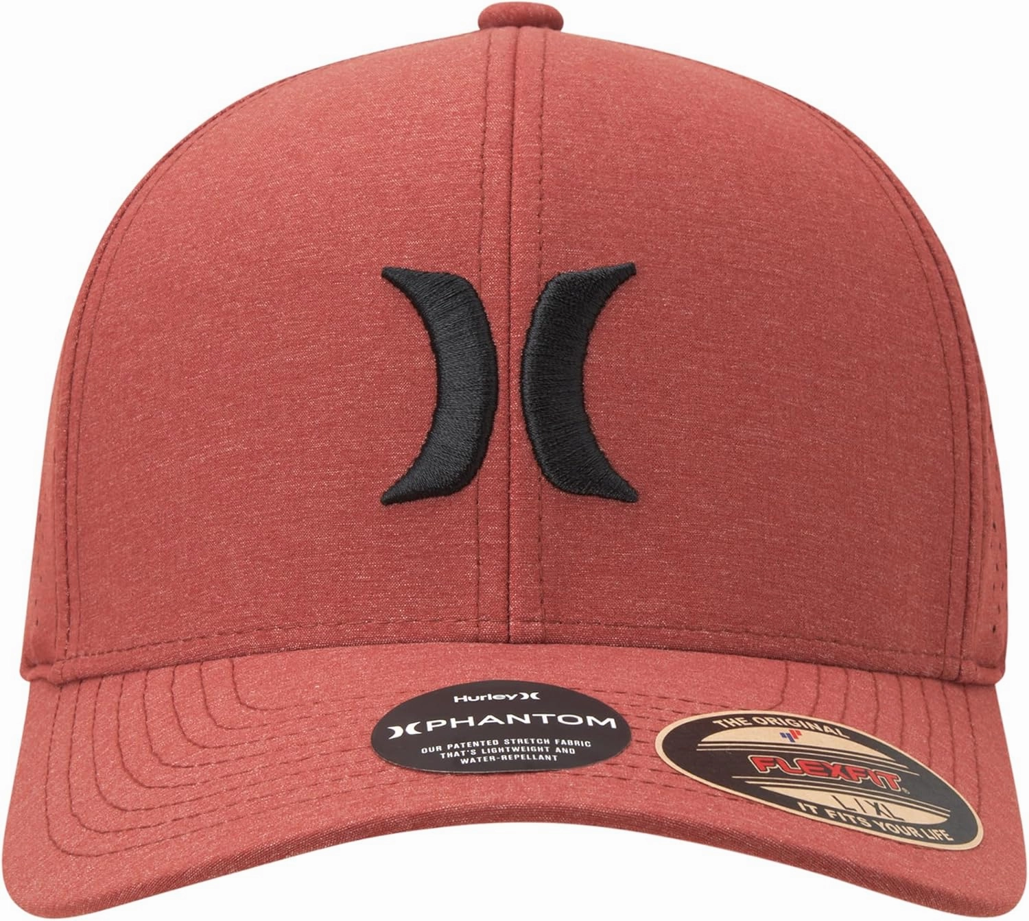 Hurley Men's Caps - Flexfit and Quick-Dry Phantom Curved Baseball Caps for Men - Classic Mens Trucker Hats (S-XL)