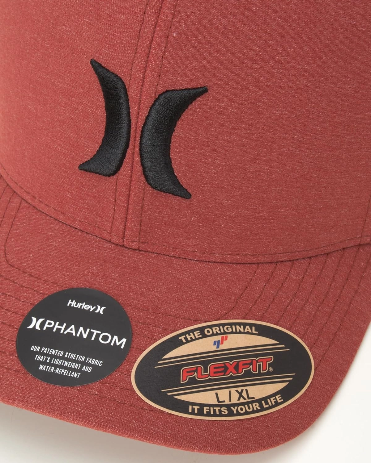 Hurley Men's Caps - Flexfit and Quick-Dry Phantom Curved Baseball Caps for Men - Classic Mens Trucker Hats (S-XL)