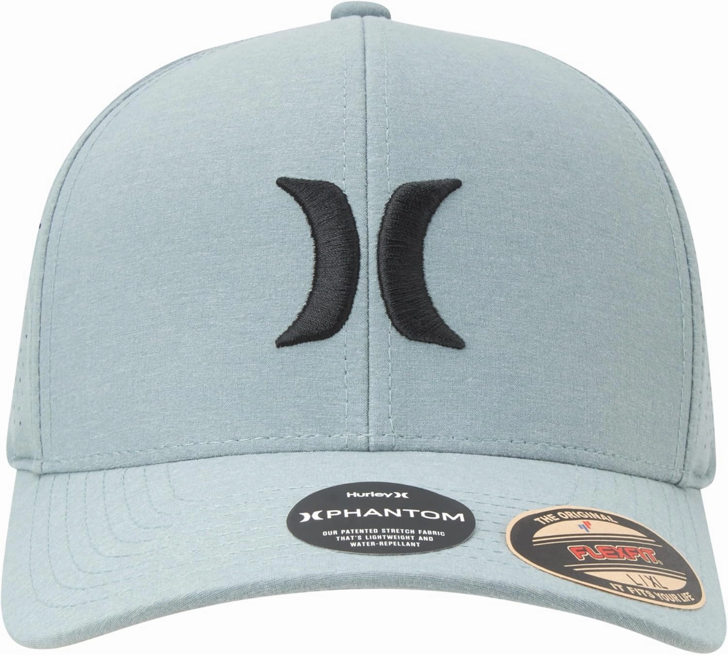 Hurley Men's Caps - Flexfit and Quick-Dry Phantom Curved Baseball Caps for Men - Classic Mens Trucker Hats (S-XL)