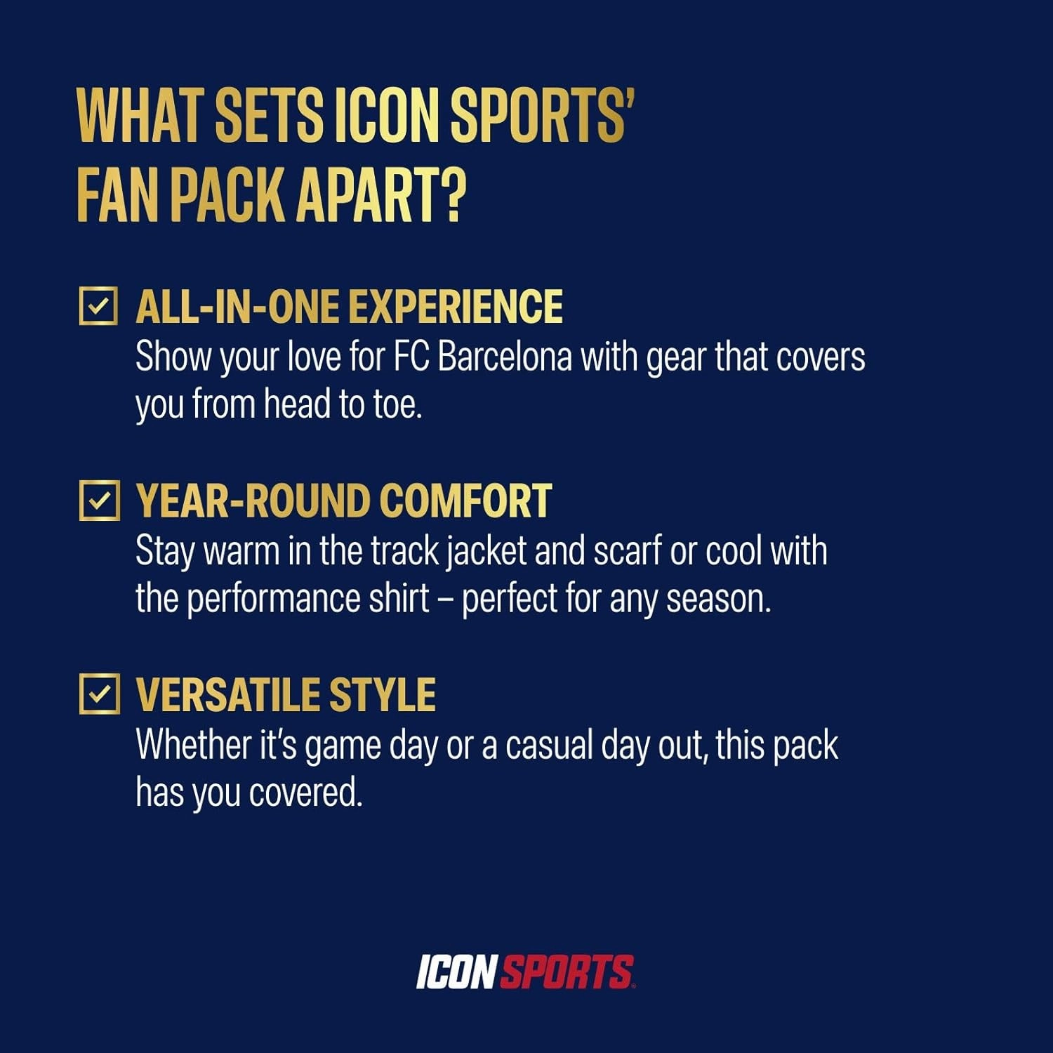 Icon Sports Pro League Ultimate Fan Pack – Officially Licensed 5-Piece Soccer Merch - Shirt, Jersey, Jacket, Scarf, Ball