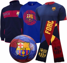 Icon Sports Pro League Ultimate Fan Pack – Officially Licensed 5-Piece Soccer Merch - Shirt, Jersey, Jacket, Scarf, Ball