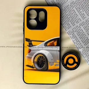 Infinix Hot 50i / Infinix Smart 9 - Racing Car - Premium Metal Printed soft Bumper shock Proof Case CS-31641