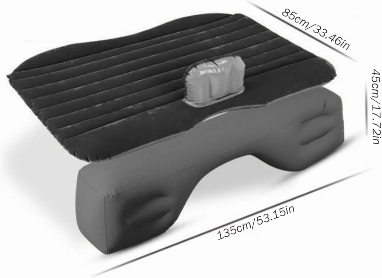 Inflatable Car Mattress for Audi Q3 8U 2011-2017, Thickened Portable Collapsible Travel Mattress Sports Outdoors All Weather Use,B