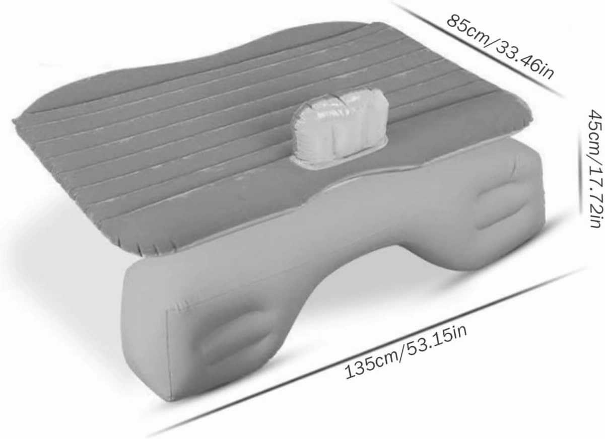 Inflatable Car Mattress for Seat Tarraco 7seats 2019-2024, Thickened Portable Collapsible Travel Mattress Sports Outdoors All Weather Use,A