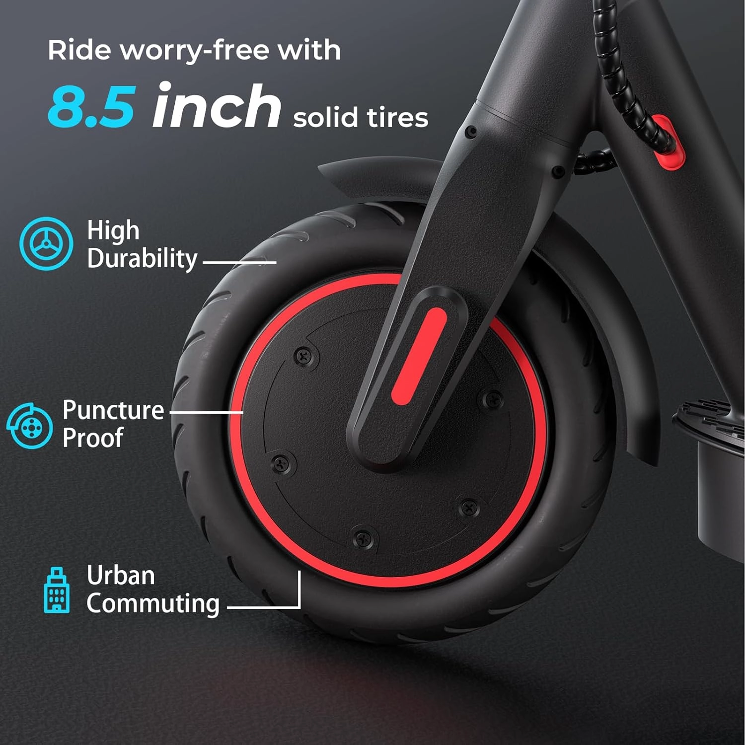iScooter Electric Scooter for Adults & Teens, 25/19/18 Miles Long Range, 21/20/19 Mph Top Speed, 500W Peak Motor, Foldable and Portable Commuting E-Scooter with Cruise Control & Dual Braking System
