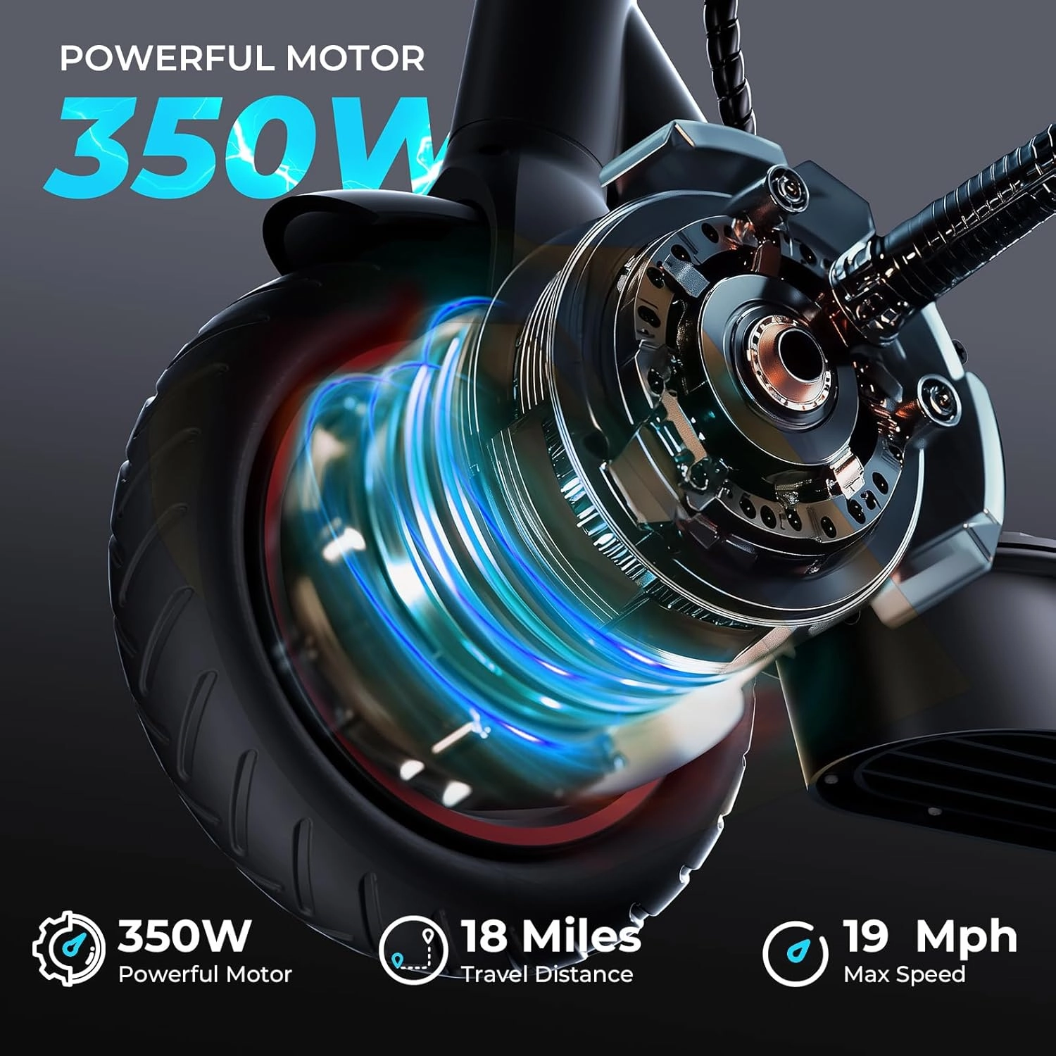 iScooter Electric Scooter for Adults & Teens, 25/19/18 Miles Long Range, 21/20/19 Mph Top Speed, 500W Peak Motor, Foldable and Portable Commuting E-Scooter with Cruise Control & Dual Braking System