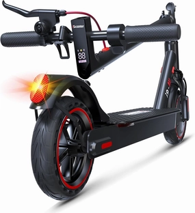 iScooter Electric Scooter for Adults & Teens, 25/19/18 Miles Long Range, 21/20/19 Mph Top Speed, 500W Peak Motor, Foldable and Portable Commuting E-Scooter with Cruise Control & Dual Braking System