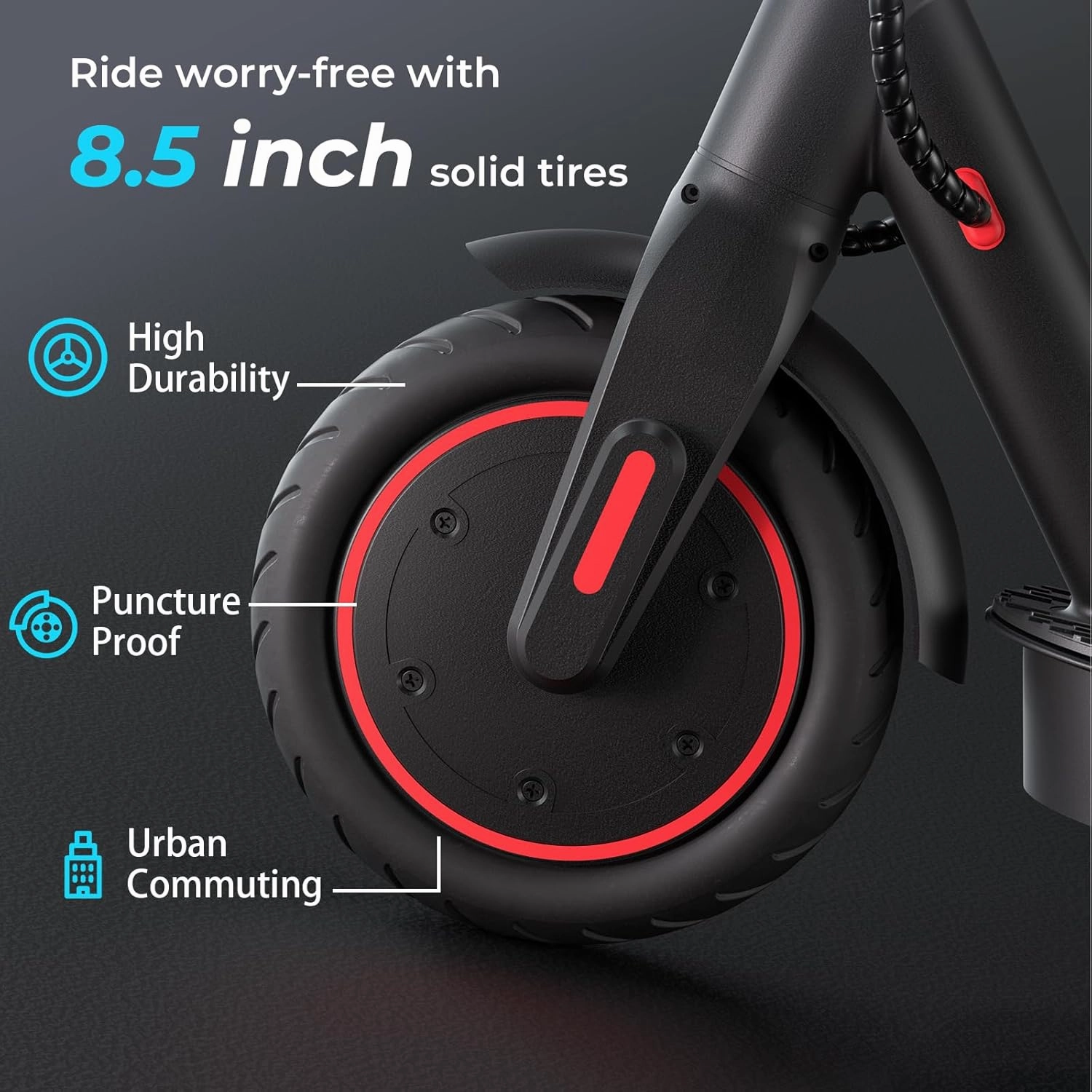 iScooter Electric Scooter for Adults & Teens, 25/19/18 Miles Long Range, 21/20/19 Mph Top Speed, 500W Peak Motor, Foldable and Portable Commuting E-Scooter with Cruise Control & Dual Braking System