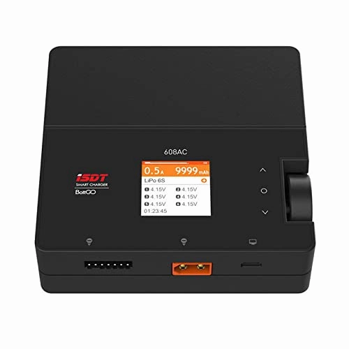 ISDT 608AC AC 60W DC 200W 8A BattGo w/Detachable Supply Smart Battery Discharger Charger for RC FPV Racing Drone RC Quadcopter