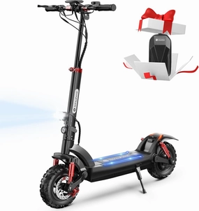 isinwheel GT2 Electric Scooter Adults 11" Off Road Tires, 1000W Motor E-Scooter Up to 37 Miles Long Range, 28 MPH Top Speed, Foldable Scooter for Adults, Turn Signal & Dual Suspension