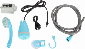 JEOZBM Portable Outdoor Shower, Portable Camping Shower, Outdoor Shower Skull for Hiking, Pet Bath, Car Washing