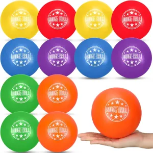Jerify 12 Pcs Foam Dodgeball Set 5 Inch Soft Skin Playground Dodgeballs Bulk, Low Density Foam for Non Sting Dodgeball Sports Equipment for Kids and Adults