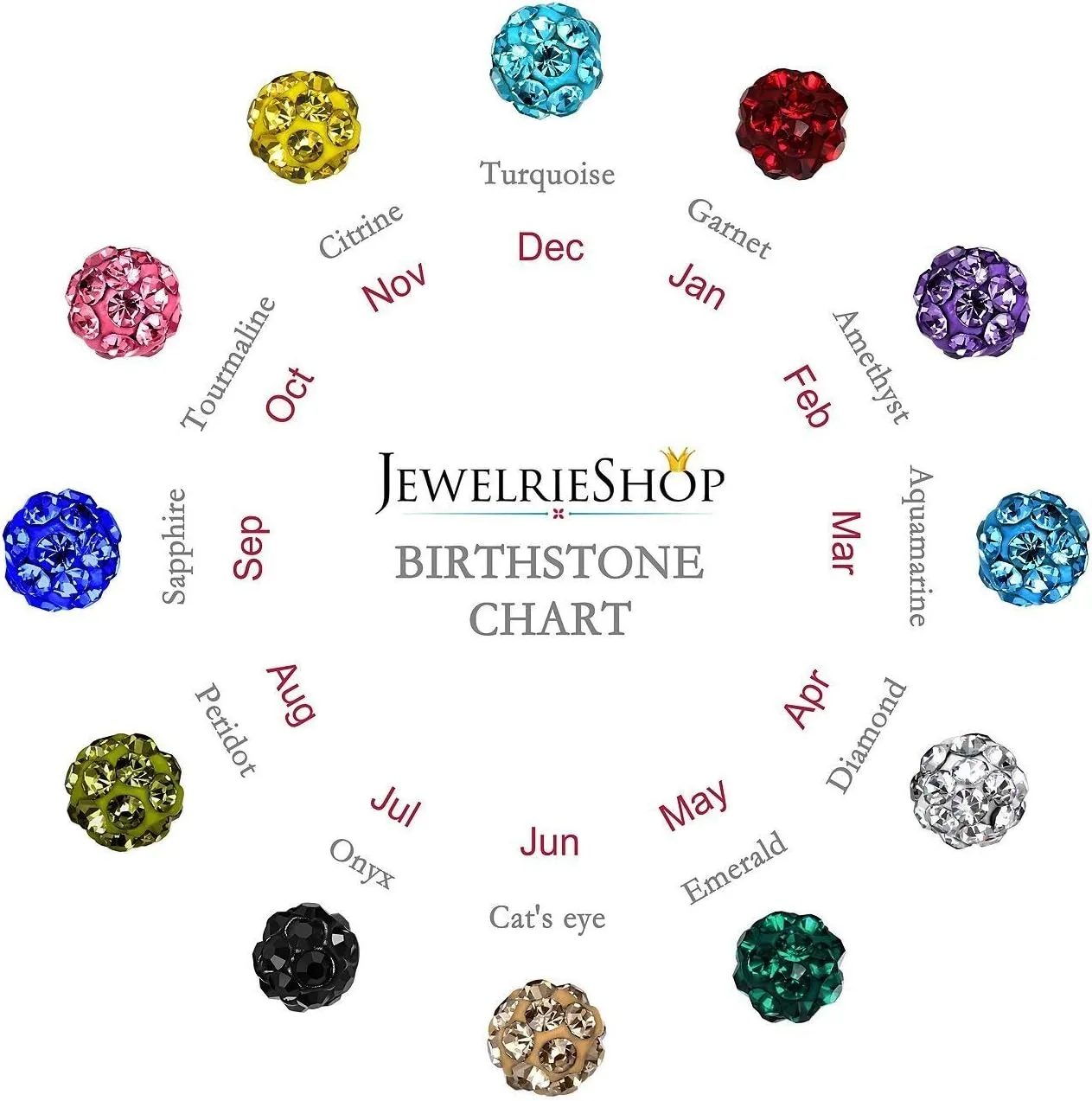 JewelrieShop Rhinestones Crystal Ball Stud Earrings Set Fireball Disco Ball Pave Bead Earrings Hypoallergenic for Teen Girls Women