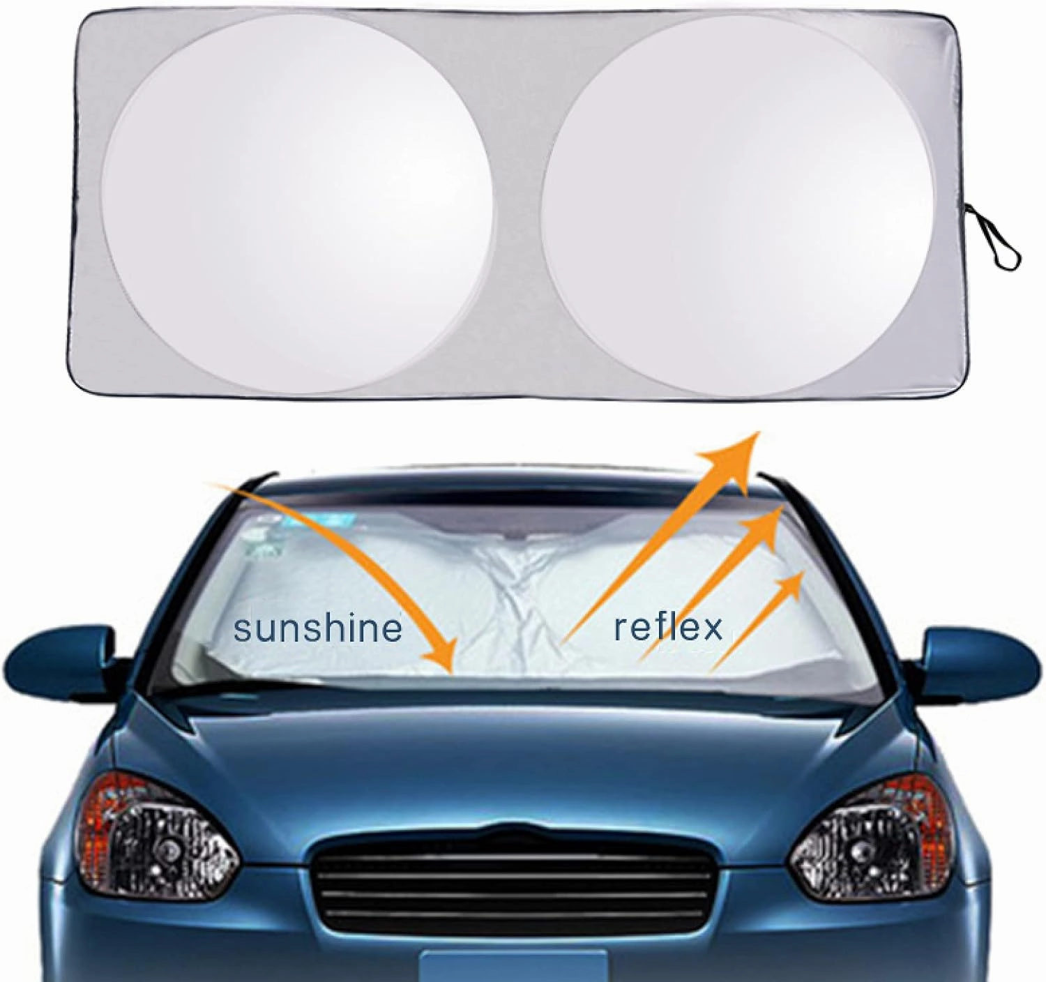 JINYISI for MG ZS GS 3 5 6 7 350 550 ZT orkina GT TF 3SW Morris GARAGES,Auto Car Front Rear Window Visor Windshield Block Cover Car Sunshade Film