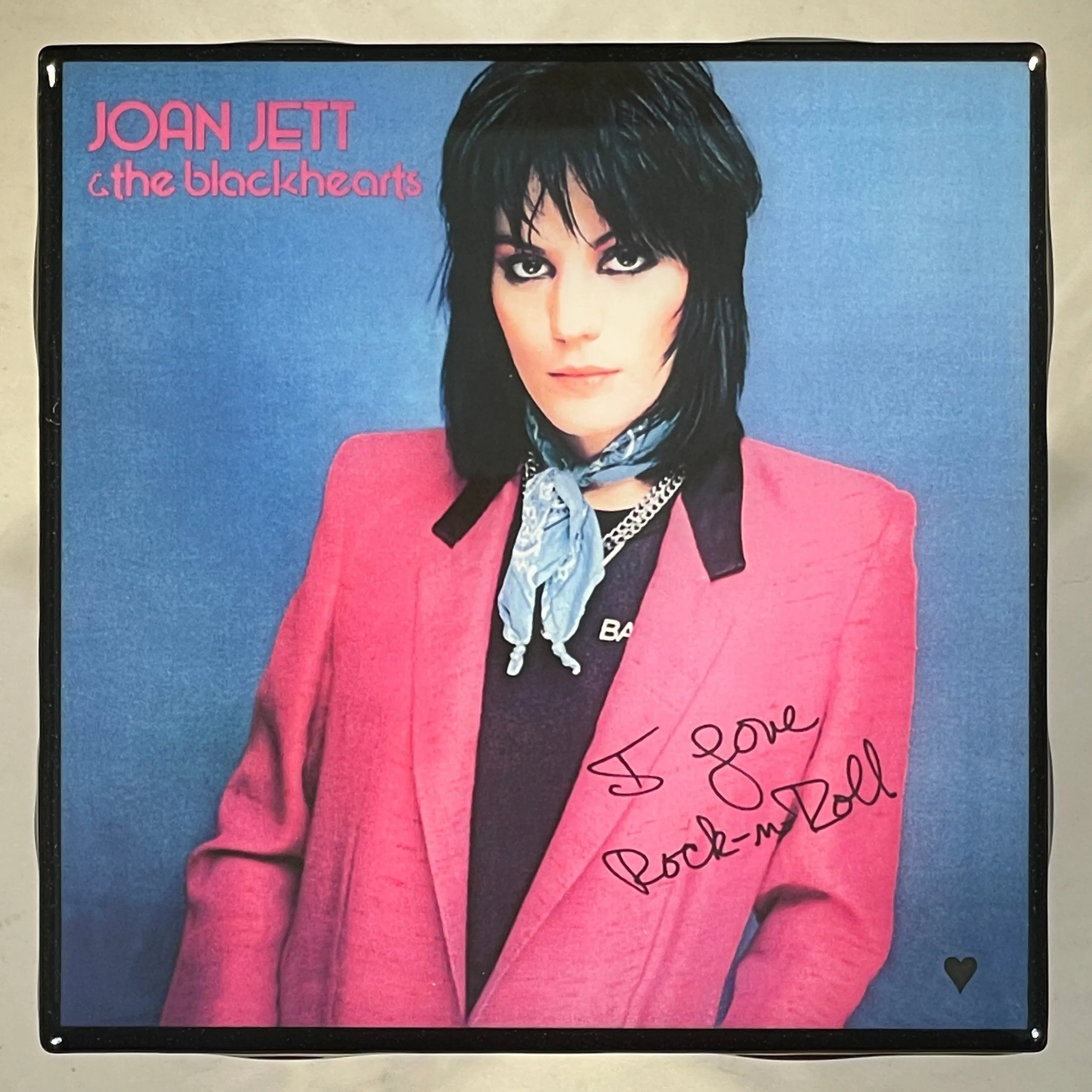 JOAN JETT I Love Rock-n-Roll Coaster Custom Ceramic Tile The Blackhearts