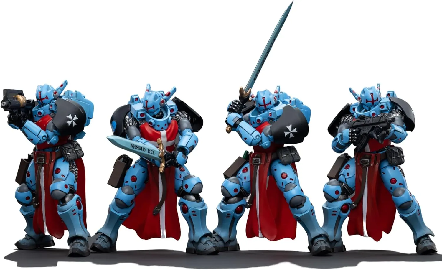 JOYTOY 1/18 Action Figure Infinity PanOceania Knights Hospitallers (Set of 4 Figure) Collection Model Birthday Gift