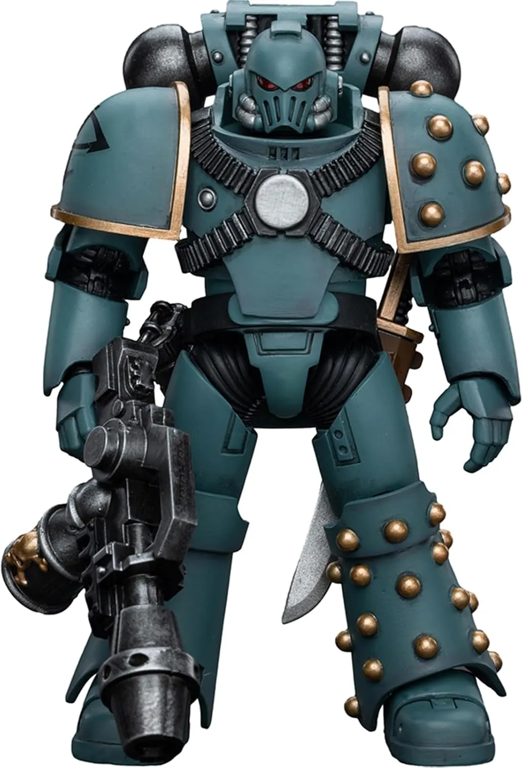 JOYTOY Warhammer 40K The Horus Heresy, JT9596 Sons of Horus MKIV Tactical Squad Legionary with Flamer 1/18 Action Figures