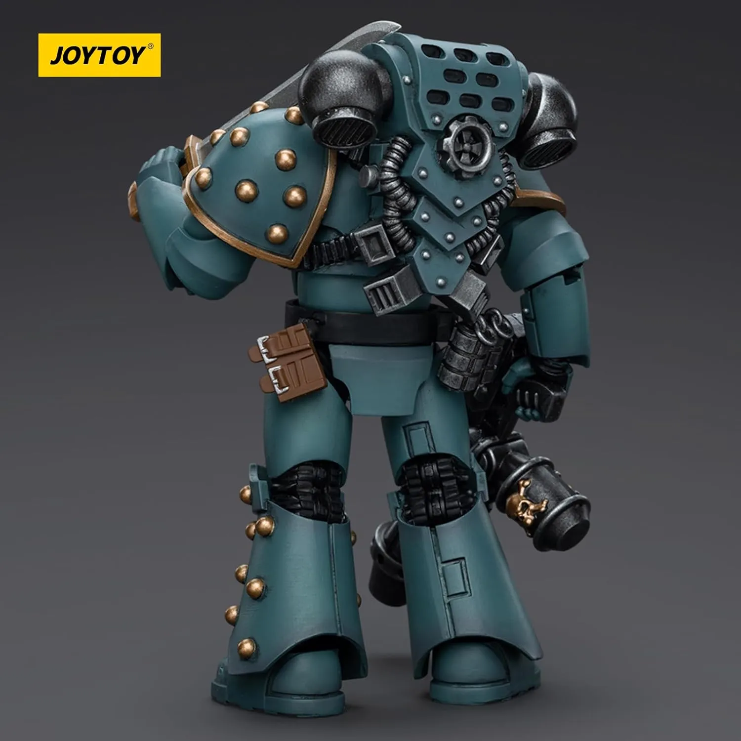 JOYTOY Warhammer 40K The Horus Heresy, JT9596 Sons of Horus MKIV Tactical Squad Legionary with Flamer 1/18 Action Figures